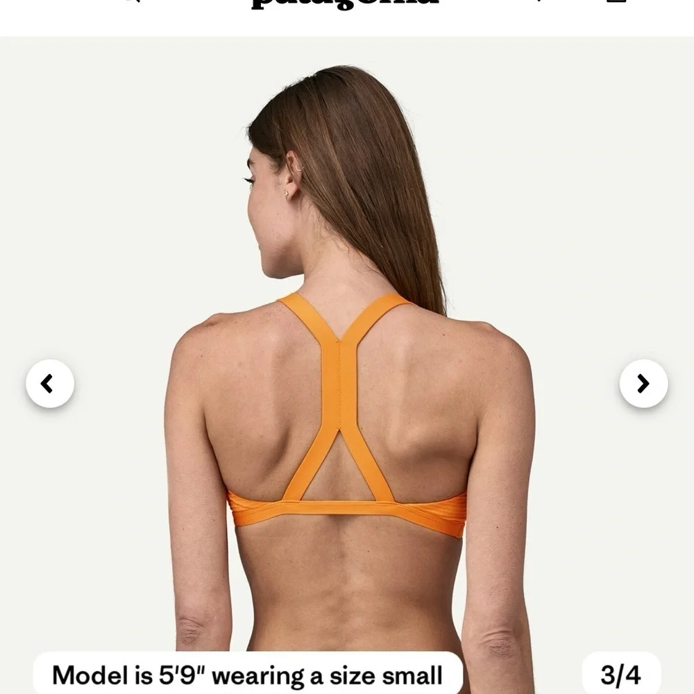 NWT Patagonia Kishu Orange Bikini Top & Sunamee Bikini Bottom *Different Sizes*